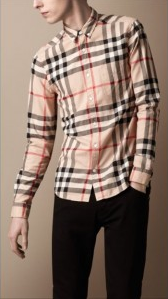 Exemple de chemise pour homme burberry
