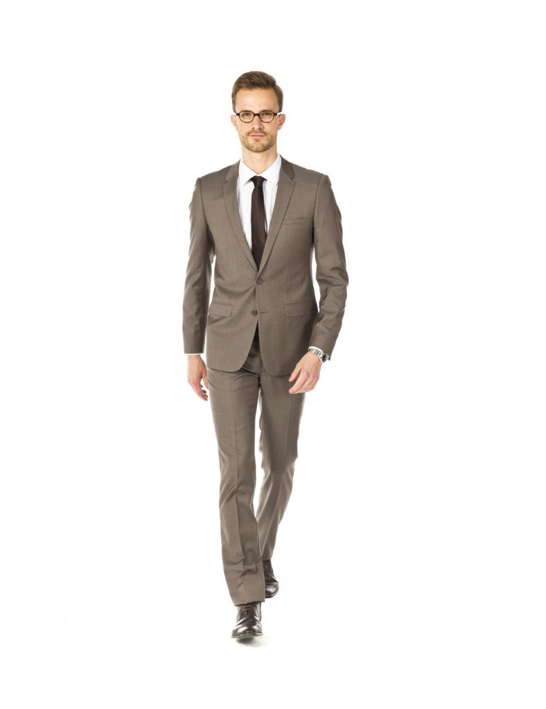 costume beige pour homme Lyon