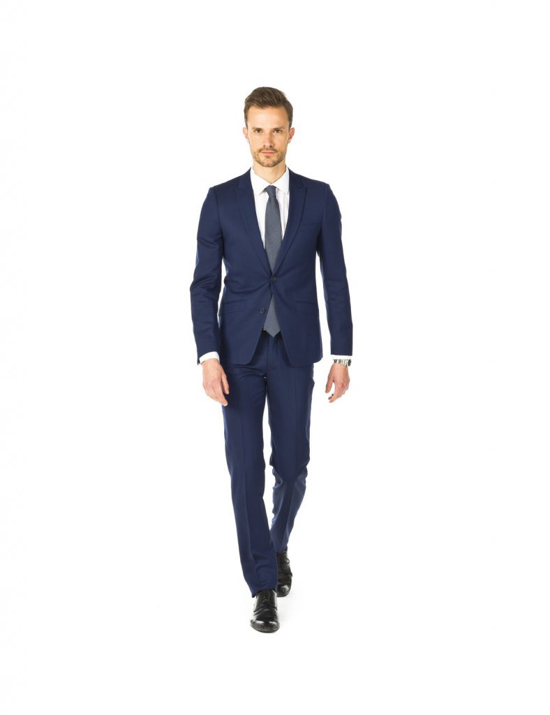 costume homme bleu roi Lyon