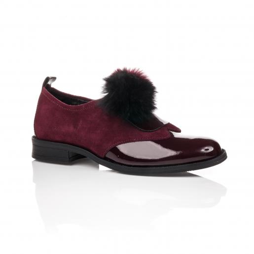 mocassin-pompon-mode-chaussures-bordeaux-verni