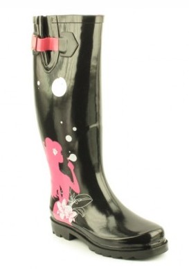 Bottes de pluie fantaisie botte caoutchouc original botte de pluie fantaisiste