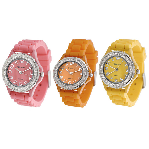 Les montres en silicone