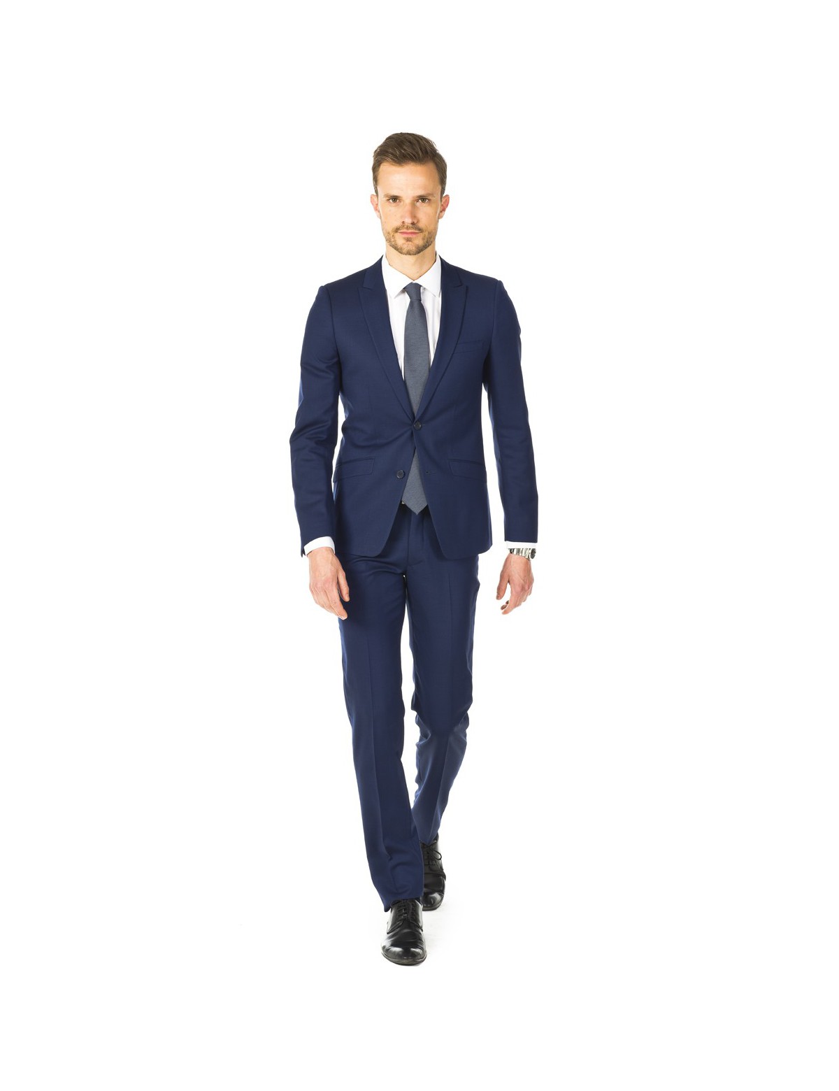 costume homme bleu roi Lyon